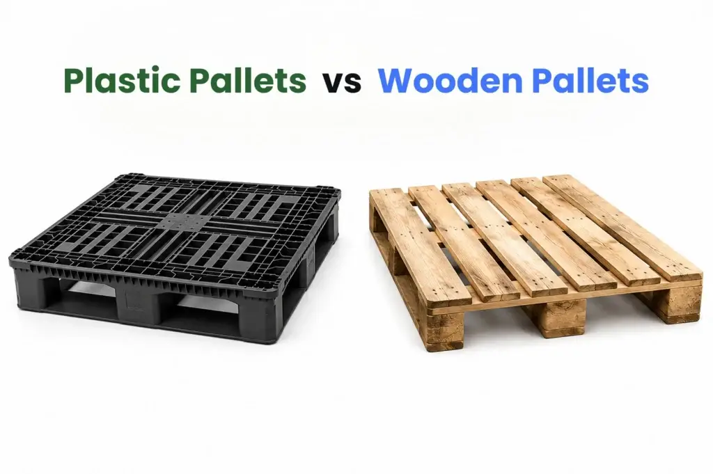 Plastic Pallets vs Wooden Pallets